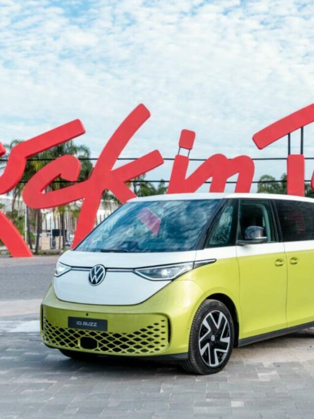 Kombi elétrica ID. Buzz no Rock in Rio