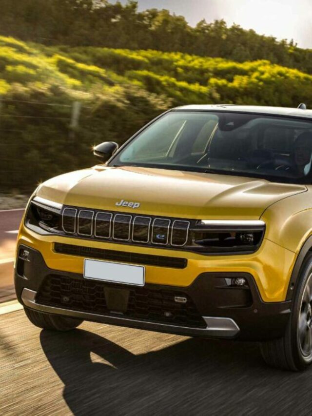 Jeep Avenger SUV menor que o Renegade