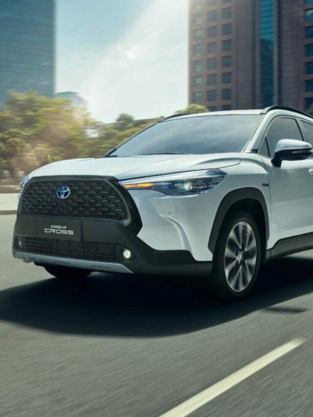SUVs mais econômicos do Brasil Toyota Corolla Cross Hybrid 2023