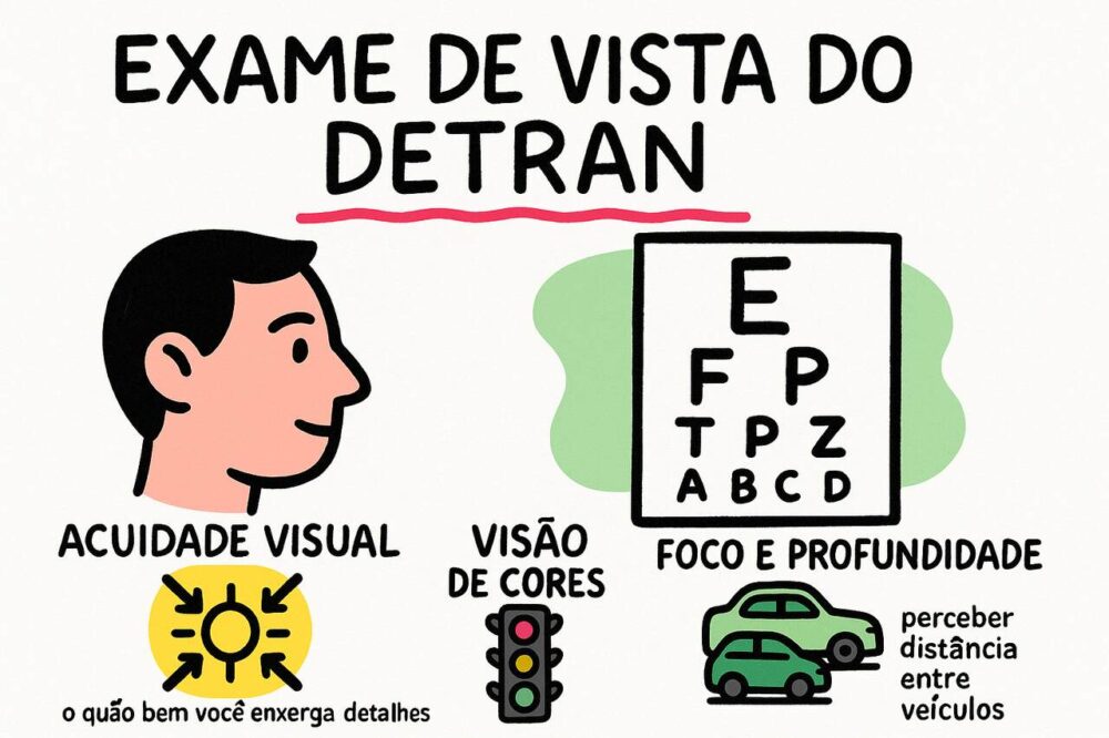 Exame de vista do DETRAN: como funciona, valor e mais [GUIA]