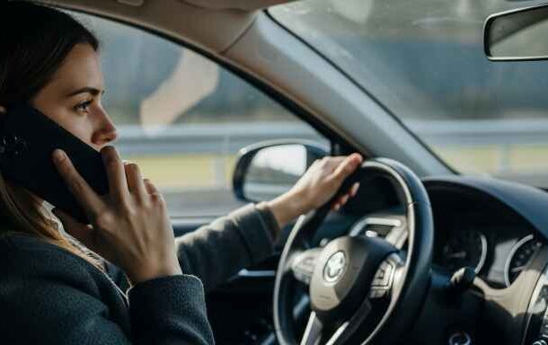 Multa por dirigir com celular