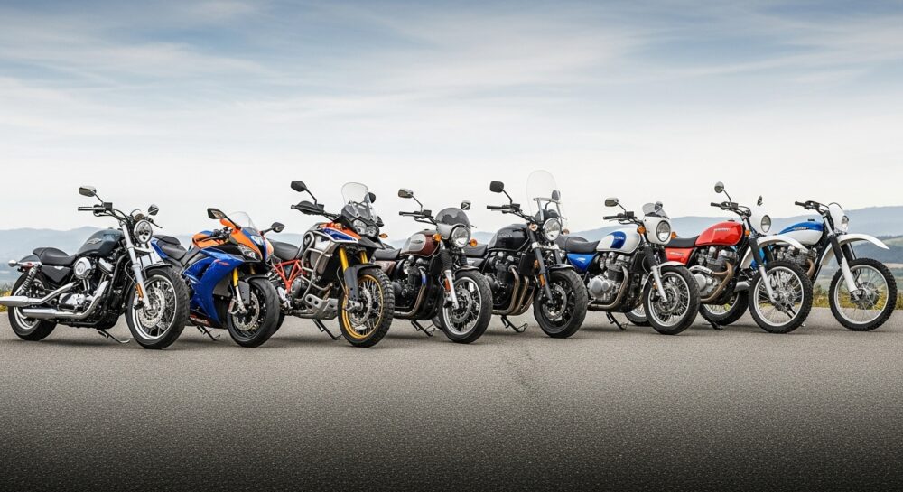 Diferentes Tipos de moto