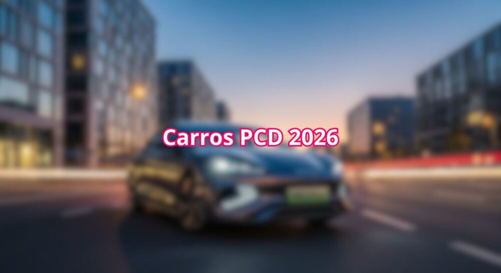 Carros PCD 2026