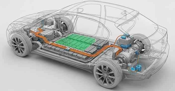 bateria de carro eletrico