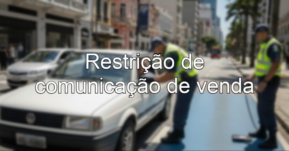 Restrição de comunicação de venda