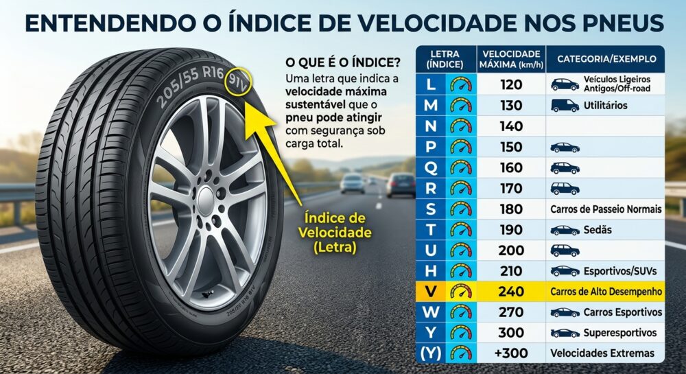índice de velocidade nos pneus