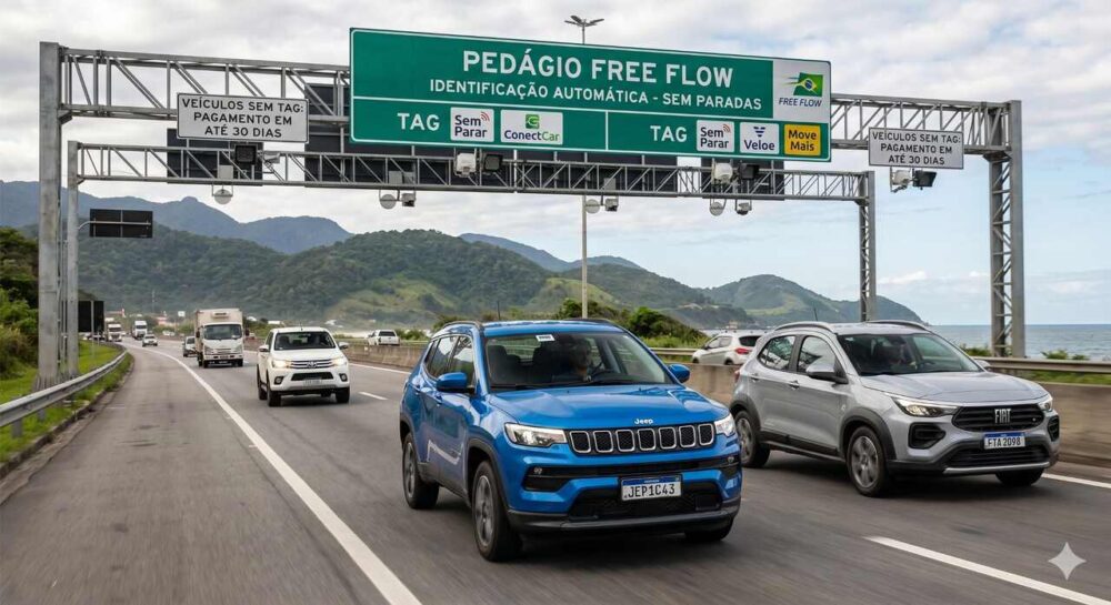 3 Milhões de Multas do Free Flow Suspensas pelo Governo: Veja Como Regularizar em 200 Dias