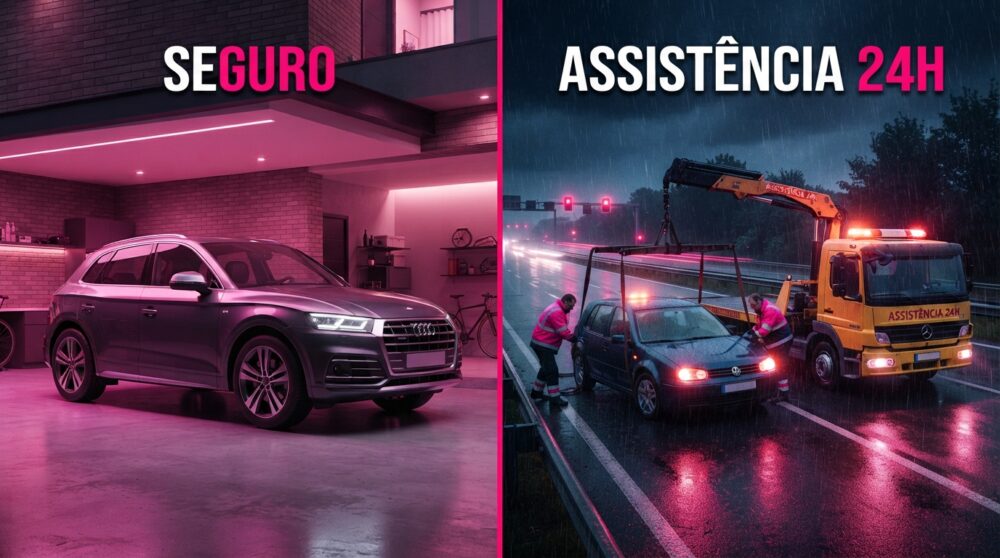 Diferenças entre Seguro e Assistência 24h: Entenda o que o seu carro precisa