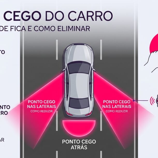 Existe uma faixa ao lado do carro que nenhum retrovisor mostra, e é aí que moram os problemas. Veja onde fica o ponto cego e como reduzi-lo.