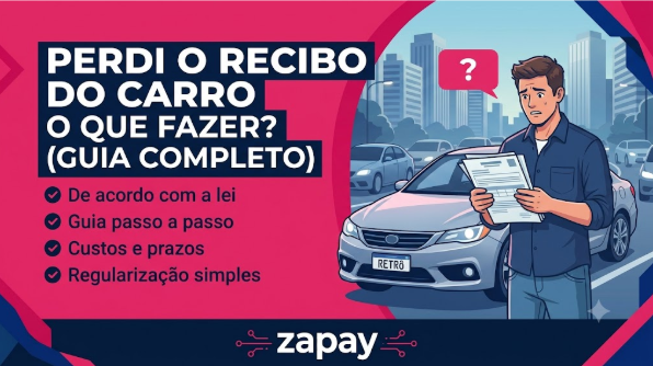 Perdi o recibo do carro: o que fazer e como regularizar a documentação?