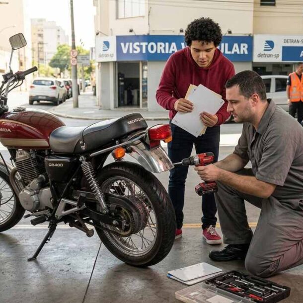 Emplacamento de moto